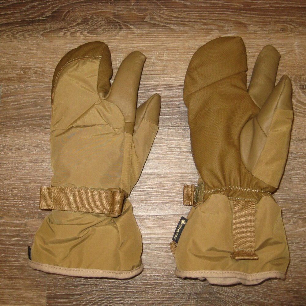 Clime and Place TF Mittens CWGS Gore-tex Coyote Brown USA Made